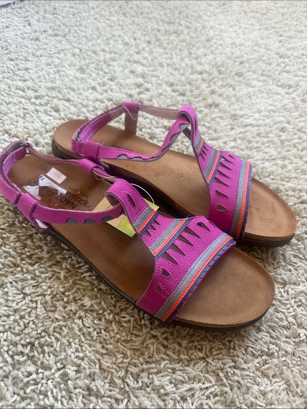 Naot Odelia Leather Sandals Sz 42/ US 11 NWT